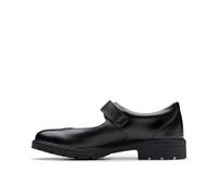 Clarks 261611726 - Ragazze, Black Leather,