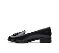 Clarks Havisham Edge, Mocassino Donna, Black Pat, 35.5 EU