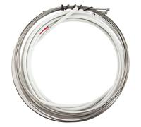 Clarks Acciaio Inox Sport Cambio Kit Cavo CLK F+R Ss Spt Pallini / MT Bianco