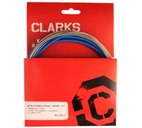 Clarks Acciaio Inox Sport Kit Freni Cavo CLK F+R Ss Spt Pallini / MT Blu
