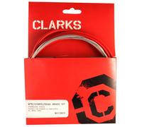 Clarks Acciaio Inox Sport Kit Freni Cavo CLK F+R Ss Spt Pallini / MT Rosso