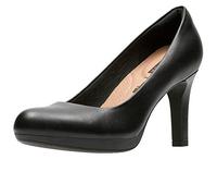 Clarks Adriel Viola, Scarpe con Tacco a Punta Chiusa Donna, Cuoio Nero, 37.5 EU
