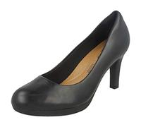 Clarks Adriel Viola 26129360, Tacchi Donna, Black Leather, 39 EU