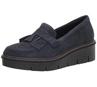 Clarks Airabell Slip, Mocassino Donna, Camoscio Blu Navy, 36 EU