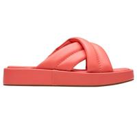 Clarks Alda Glide, Sandali a Ciabatta Donna, Coral Leather, 41.5 EU