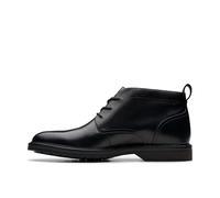 Clarks Aldwin, Scarpe Chukka Uomo, Pelle Nera, 43 EU