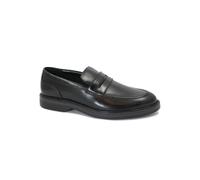 CLARKS ALDWIN STEP black nero scarpe uomo mocassino pelle college
