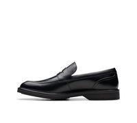 Clarks Aldwin Step Uomo, Pelle Nera, 44 EU