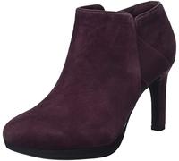 Clarks Ambyr Gem, Pompa Donna, Camoscio Borgogna, 41 EU