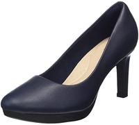 Clarks Ambyr Joy, Scarpe dcollet Donna, Pelle Navy, 42 EU