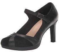 Clarks Ambyr Light Pump Donna, Nero Combi, 40.5 EU