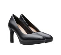 Clarks Ambyr2 Braley, Scarpe décolleté Donna, Black Leather, 39 EU