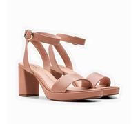 Clarks AmbyrLyn bay, Sandali con Tacco Donna, Warm Beige Lea, 40 EU