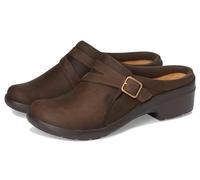 Clarks Angie Braley, Ciabatte Donna, Pelle Ardesia, 37 EU