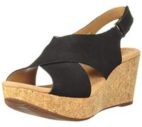 Clarks Annadel Eirwyn, Stivaletti Bassi con Lacci Donna, Nero in Nabuk, 36.5 EU
