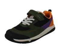 Clarks Anziani Bambini Steggy Falcata K Casual Chiusura a Strappo Ginnastica