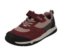 Clarks Anziani Bambini Steggy Falcata K Casual Chiusura a Strappo Ginnastica
