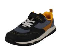Clarks Anziani Bambini Steggy Falcata K Casual Chiusura a Strappo Ginnastica