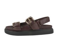 Clarks Aristella Bay Sandali Donna Neri In Pelle Con Riemchen