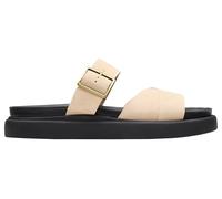 Clarks Aristella Mule Womens Ecru Suede, 4