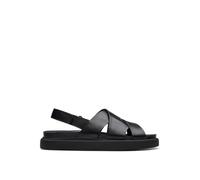 Clarks Aristella Sun, Sandali Donna, Black Leather, 35.5 EU