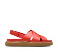 Clarks Aristella Sun, Sandali Donna, Bright Red Lea, 39 EU