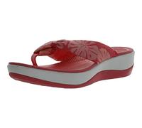 Clarks Arla Glison, Infradito Donna, Tessuto Rosso Corallo, 42.5 EU