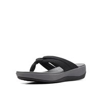 Clarks Arla Kaylie, Infradito Donna, Nero (Tessuto Nero), 44 EU