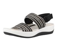 Clarks Arla Stroll, Sandali Donna, Black Combi, 36 EU