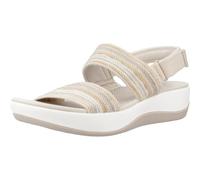 Clarks Arla Stroll, Sandali Donna, Beige Combi, 41 EU