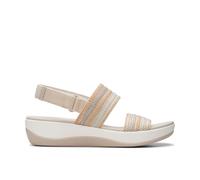 Clarks Arla Stroll, Sandali Donna, Beige Combi, 41.5 EU
