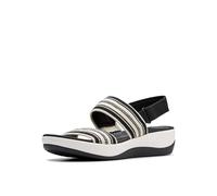 Clarks Arla Stroll, Sandali Donna, Black, 40 EU