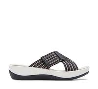 Clarks Arla Wave, Sandali a Ciabatta Donna, Nero Combi, 41 EU