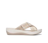Clarks Arla Wave, Sandali Donna, Beige Combi, 38 EU