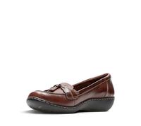 Clarks Ashland Bubble, Mocassino Slip-On Donna, Braunes Leder, 40 EU Larga