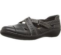 Clarks Ashland Qashland Spin Q - Pantofole da Donna, Nero, 40 EU Stretta