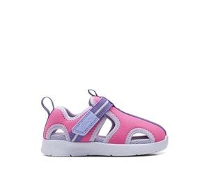 Clarks Ath Water T., Scarpe da Ginnastica Bambine e ragazze, Rosa, 20.5 EU