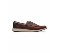 Clarks - ATL Sail Go Scarpa Stringata con Suola Bianca - - Shoes - Uomo - Marrone - 40 EU