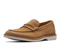 Clarks Atticus LT Slip, Mocassino Basso Uomo, Sabbia Scura Suede, 41.5 EU