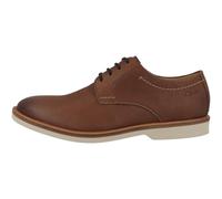 Clarks Atticus Ltlace, Oxford Uomo, Dark Tan Lea, 45 EU