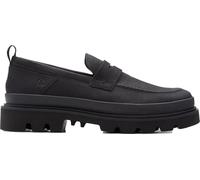 Clarks Badell Step Mocassini Uomo, Nabuk nero, 43 EU