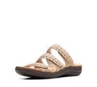 Clarks Ballerine da Donna Jenette Ease, Dimensioni Modello AD, Pelle Sabbia, 4 UK Wide