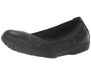 Clarks Ballerine da Donna Meadow Opal, Pelle Nera, 40.5 EU
