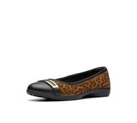 Clarks Ballerine da Donna Meadow Rose, Stampa Leopardata, 38 EU