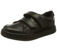 Clarks Bambino Fawn Solo TSneaker, Cuoio Nero, 10 UK Child