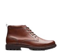 Clarks Batcombe Mix Mens Dark Tan Lea, 9