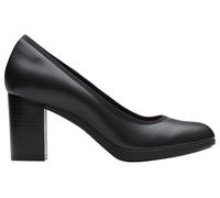 Clarks Bayla Carly da Donna, in Pelle Nera, Taglia 39, Pelle Nera, 40 EU