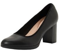 Clarks Bayla Carly Womens Black Leather, 4.5