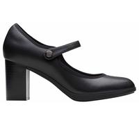 Clarks Bayla Lily Womens Black Leather, 5.5