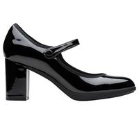 Clarks Bayla Lily Womens Black Pat, 3.5